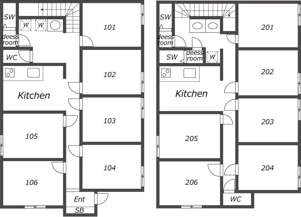 L141 TOKYO β 키타아야세11間取り図