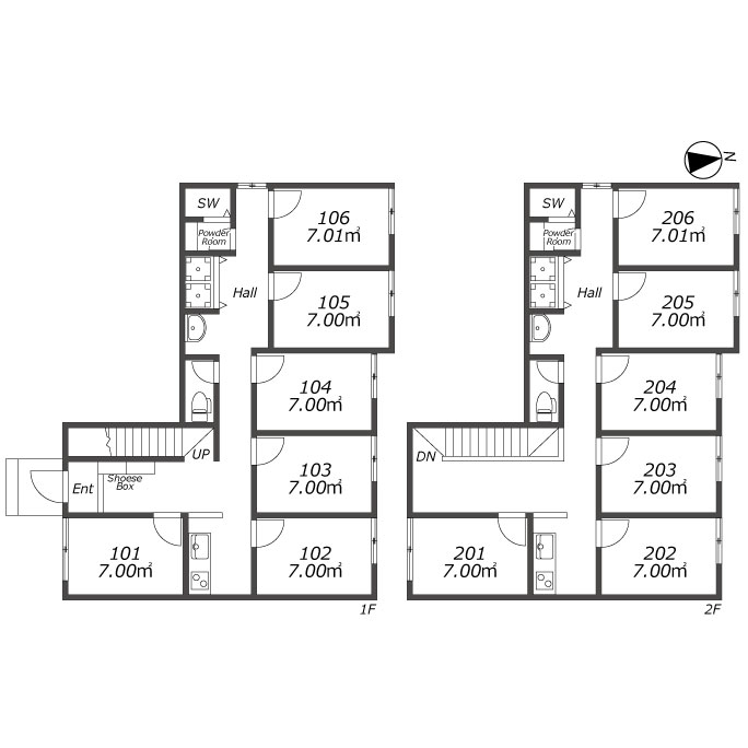  L153 TOKYO β 오모리마치4間取り図