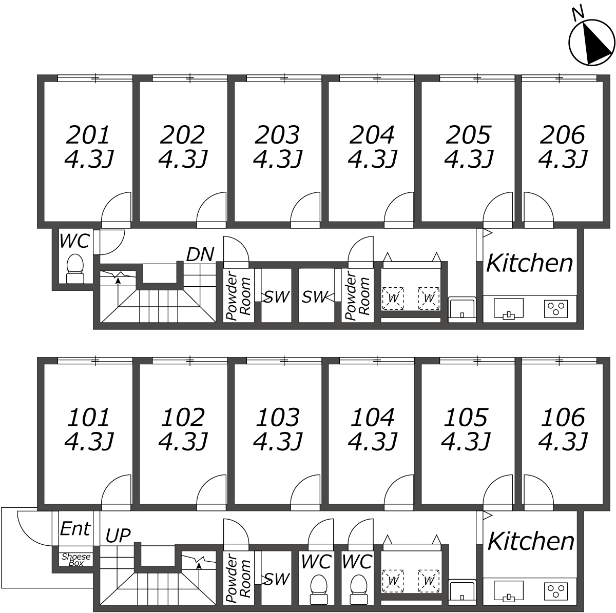L178 TOKYO β 마고메1間取り図