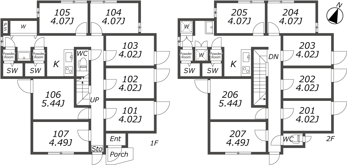 L179 TOKYO β 코야스間取り図