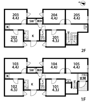 L182 TOKYO β 아오이10間取り図
