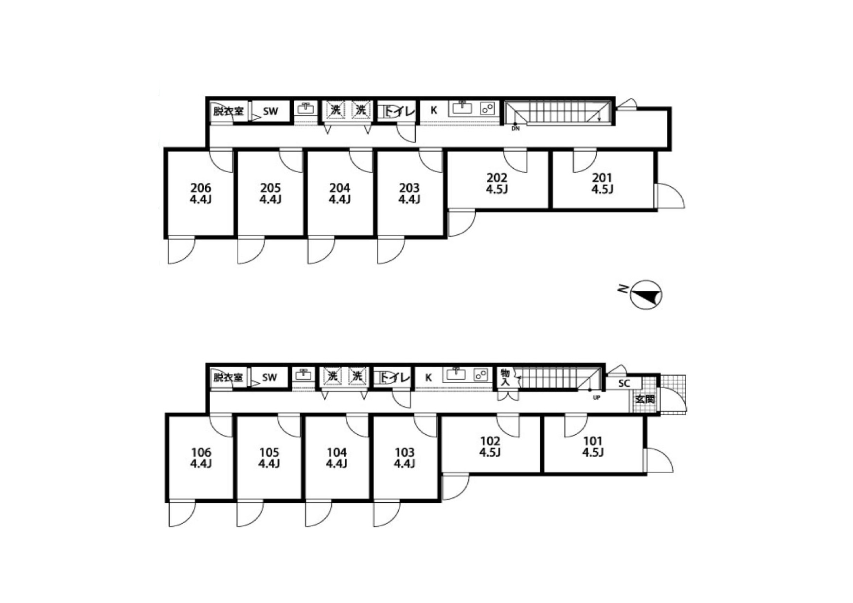 L213 TOKYO β 키타아야세7間取り図