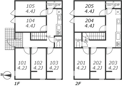 L229 TOKYO β 히가시쥬조2間取り図