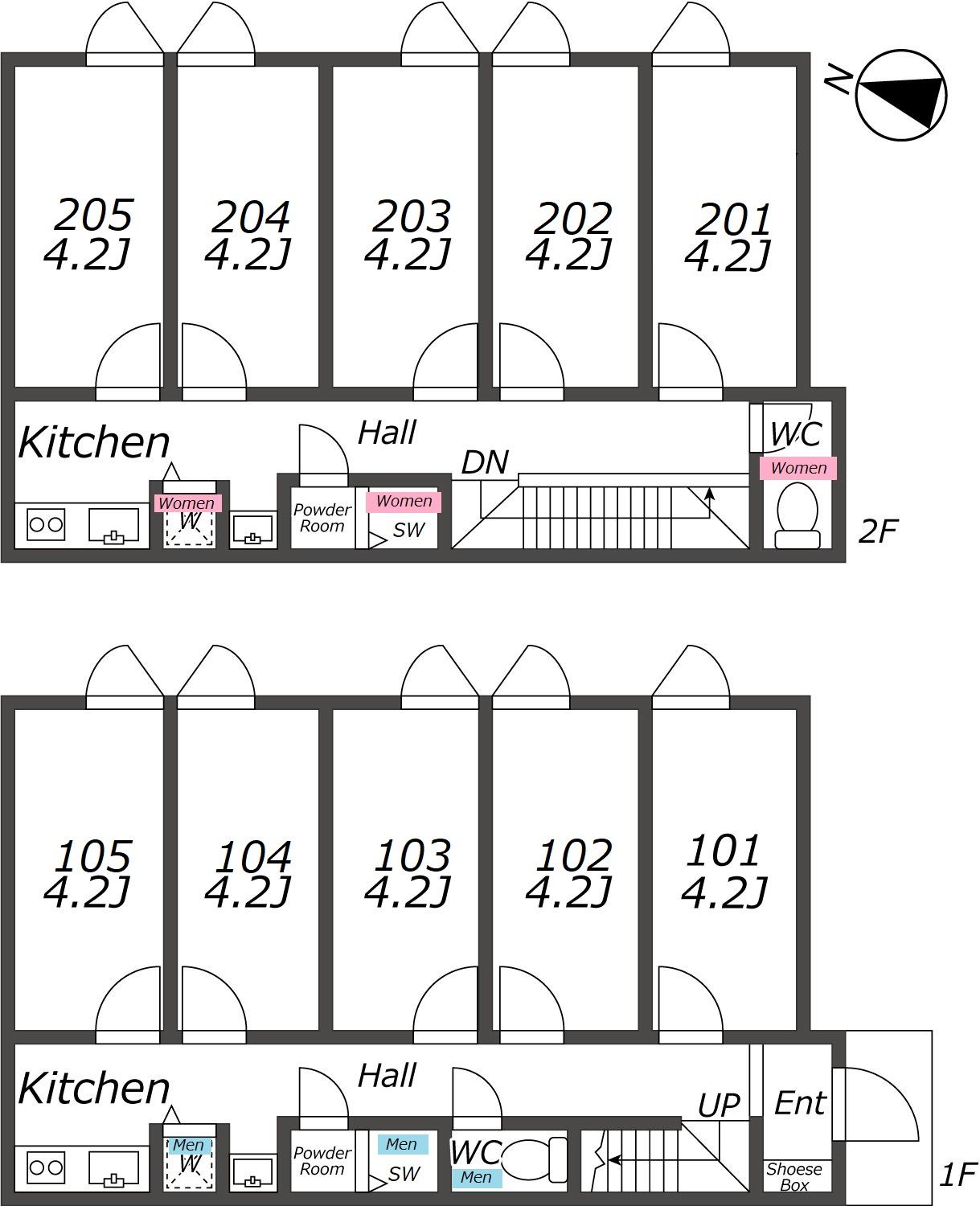 L289 TOKYO β 키타아야세6間取り図