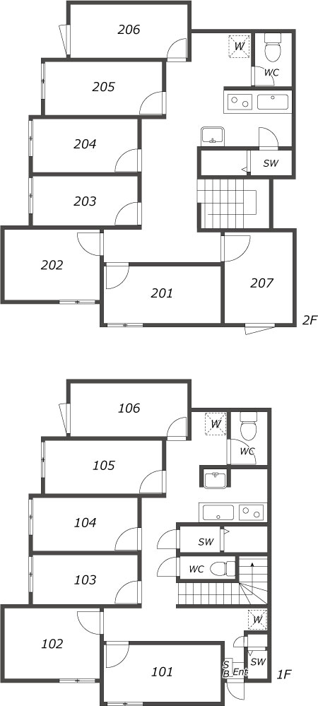 L330 TOKYO β 타치아이가와2間取り図