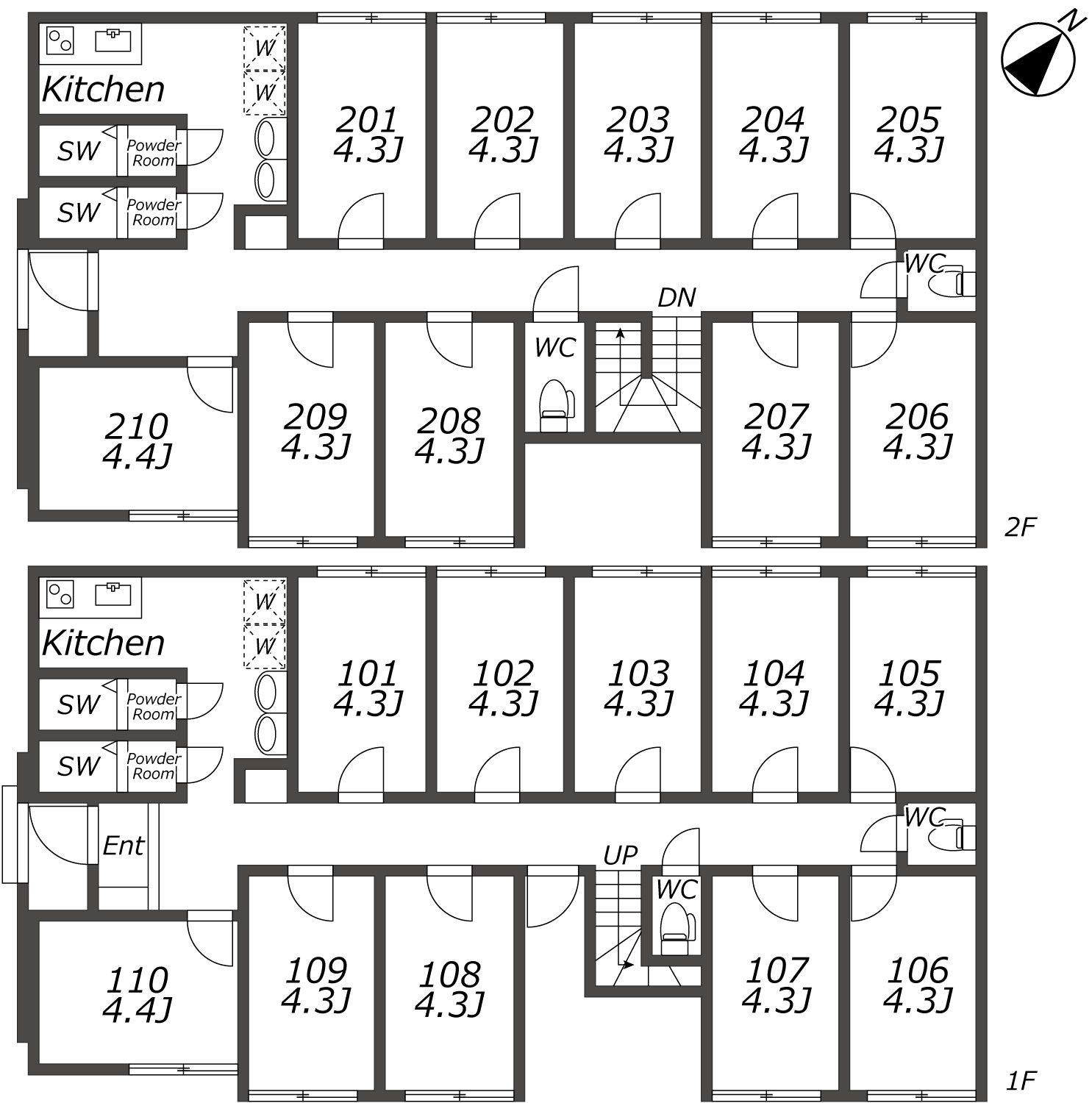 L335 TOKYO β 사기노미야9間取り図