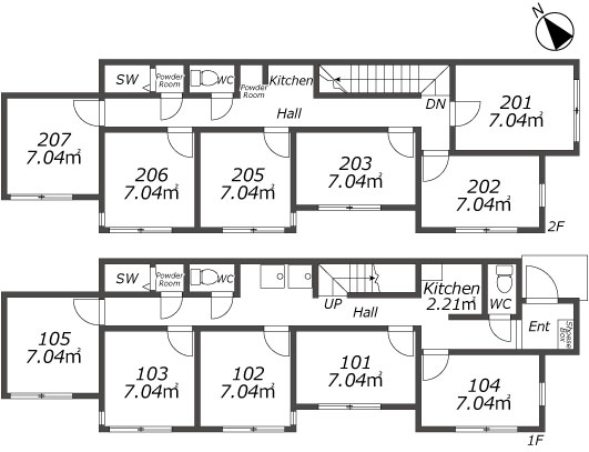 L341 TOKYO β 하스누마4間取り図