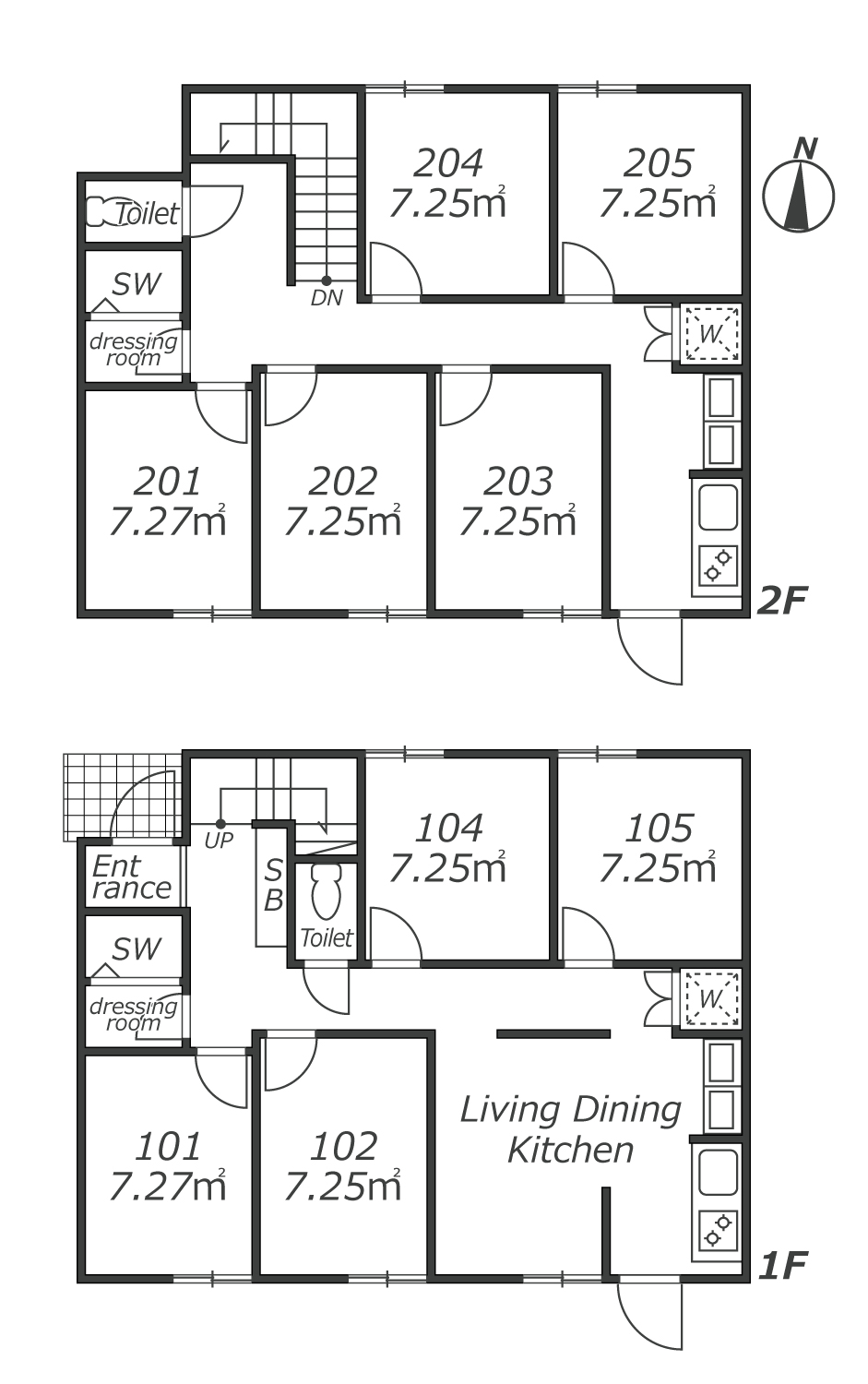 J3 TOKYO β 쿠마노마에間取り図
