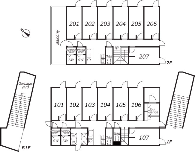 J51 TOKYO β 시무라산쵸메7間取り図