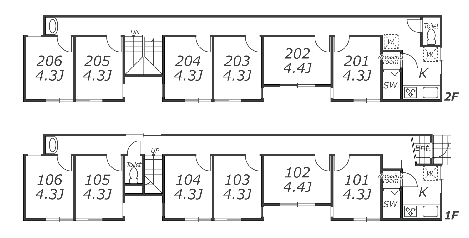 J72 TOKYO β 히가시쥬조3間取り図