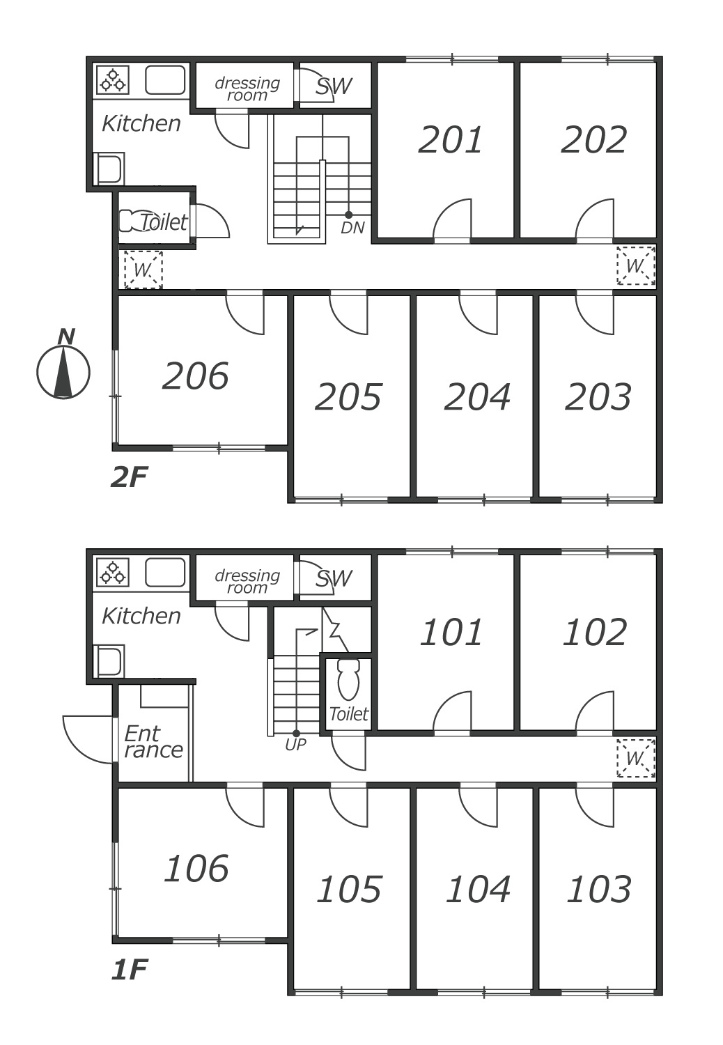 J97 TOKYO β 나카이2間取り図