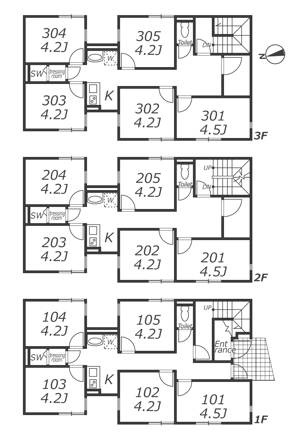 J136 TOKYO β 아사가야3間取り図