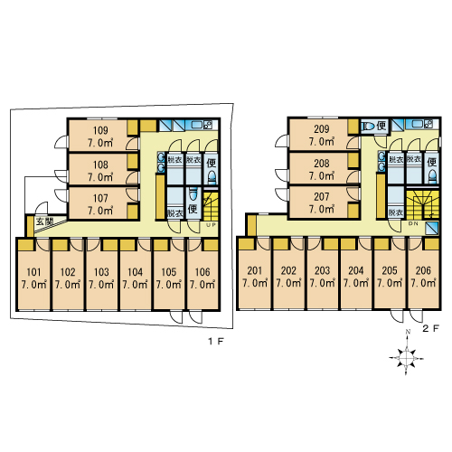 J310 TOKYO β 오야마4間取り図