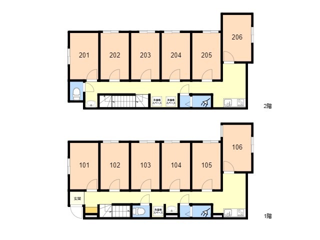J340 TOKYO β 야구치노와타시2間取り図