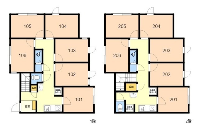 K2 TOKYO β 우메가오카2間取り図