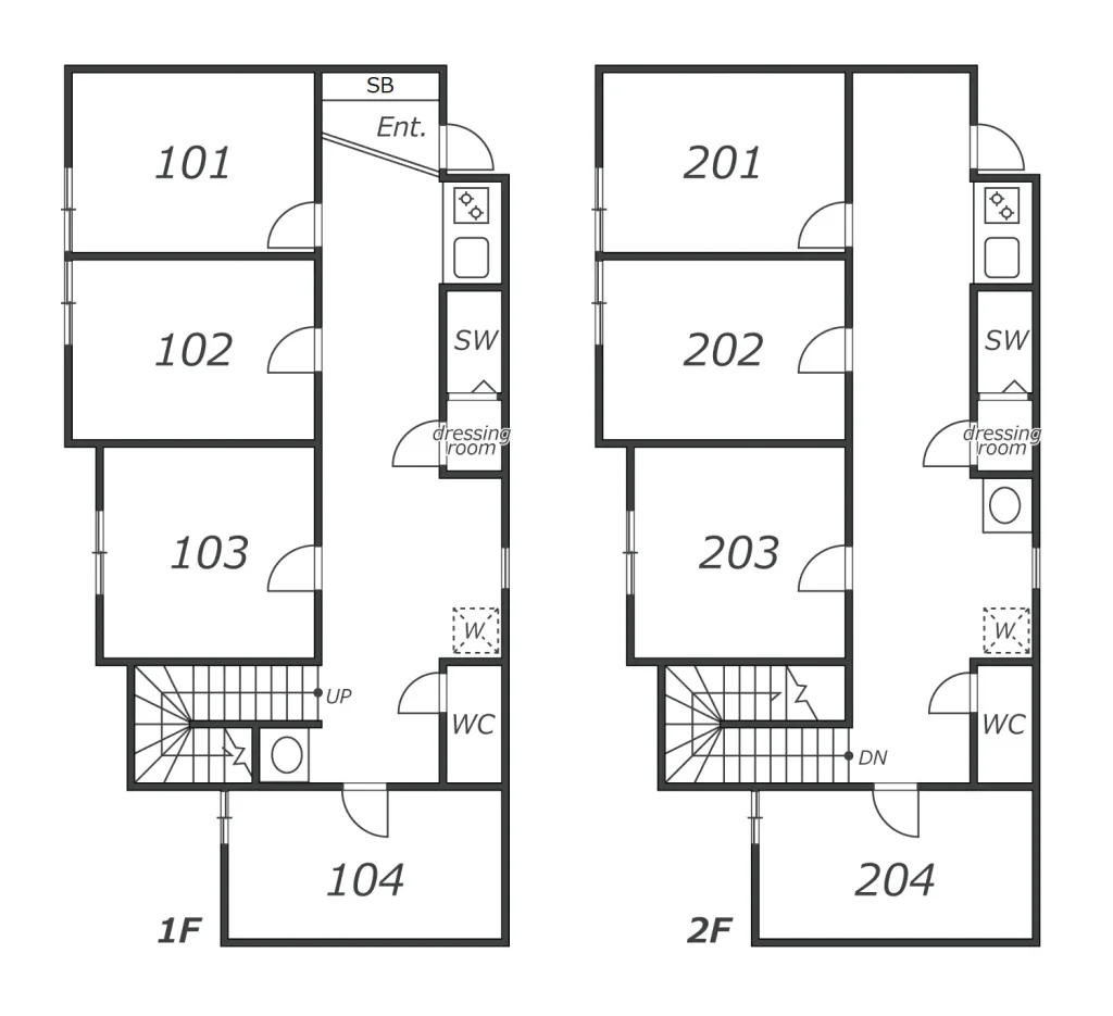 K200 TOKYO β Musashiseki 11間取り図