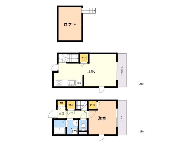 K116 TOKYO β 오기쿠보11間取り図