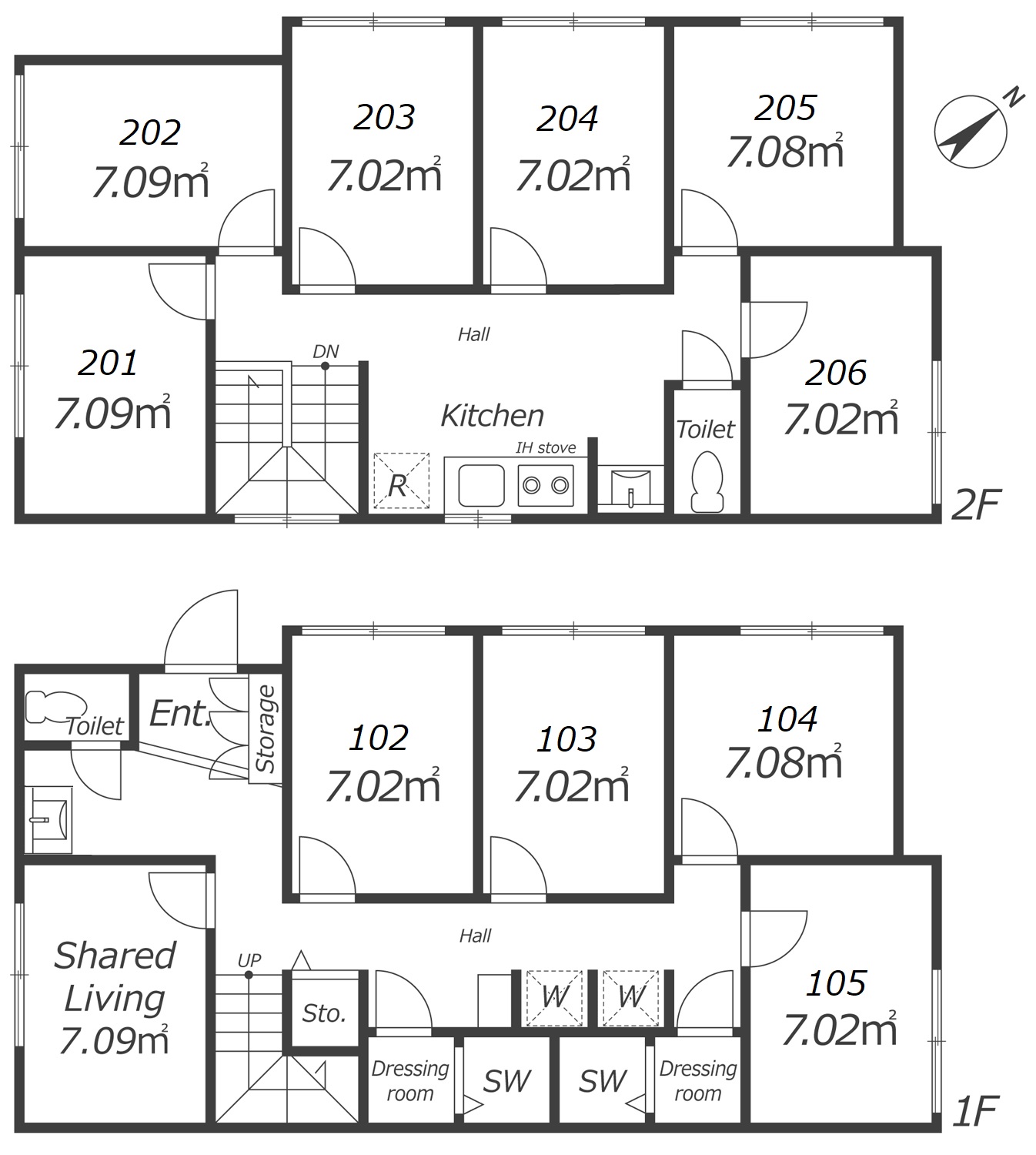 K126 TOKYO β 도부네리마5間取り図
