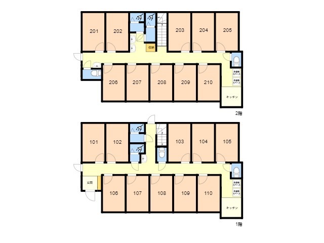 K207 TOKYO β 타카이도1間取り図