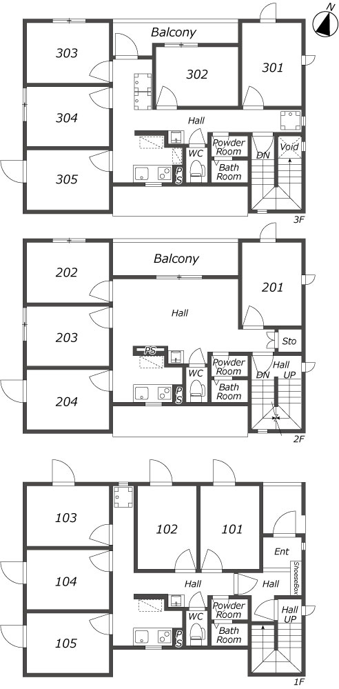 K259 TOKYO β 아오토1間取り図