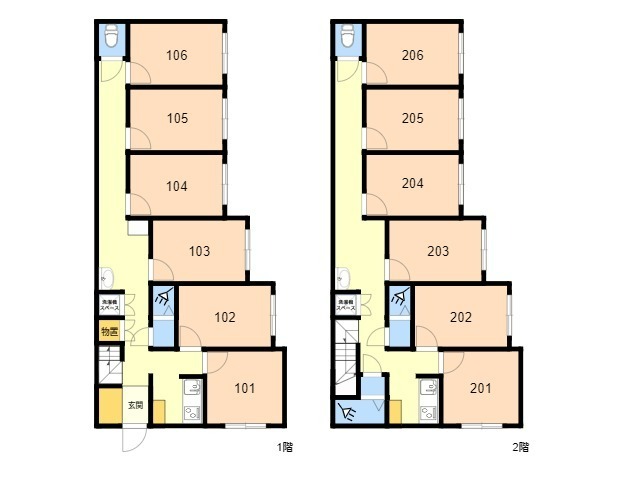 K291 TOKYO β 우메지마9間取り図