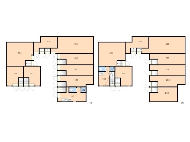 K298 TOKYO β 센카와6間取り図