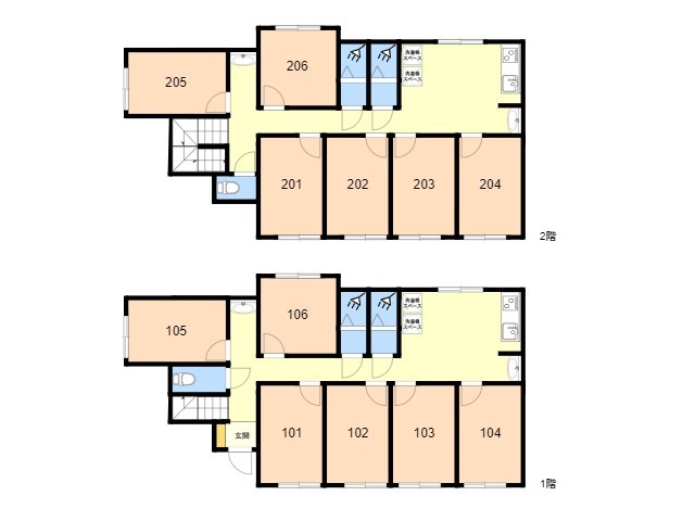 K306 TOKYO β 도네리13間取り図