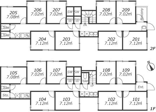 K317 TOKYO β 사기노미야4間取り図