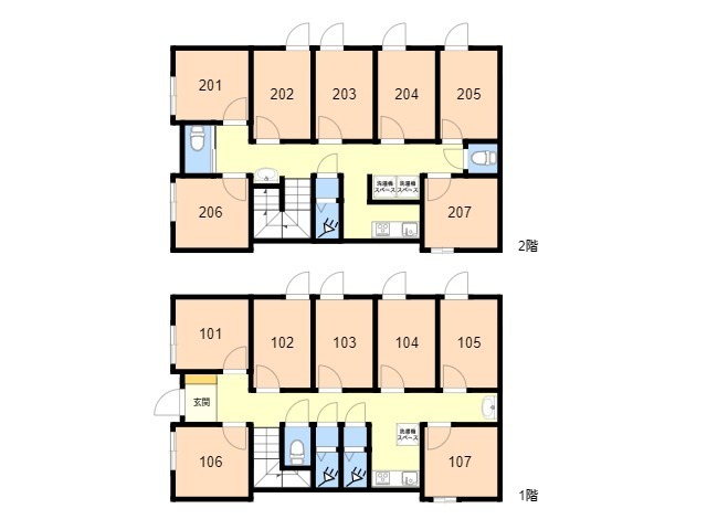 K369 TOKYO β 쿠가하라2間取り図