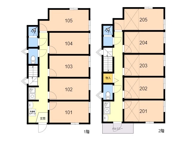 K494 TOKYO β 오지마2間取り図