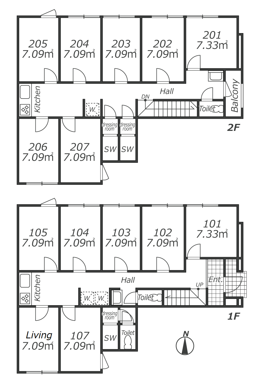 L85 TOKYO β Fujimidai 3間取り図