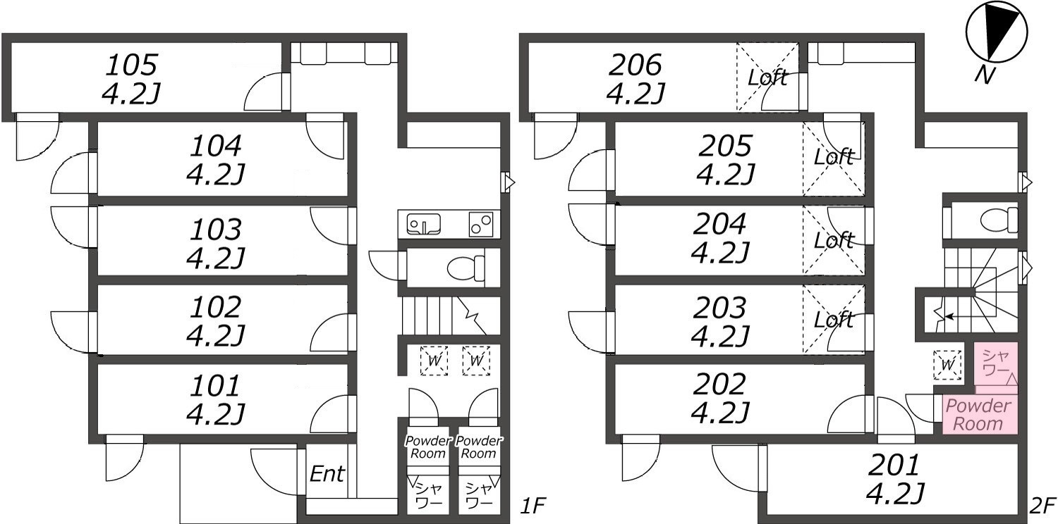 L219 TOKYO β 綾瀬5間取り図