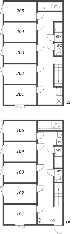 L230 TOKYO β 中野坂上間取り図