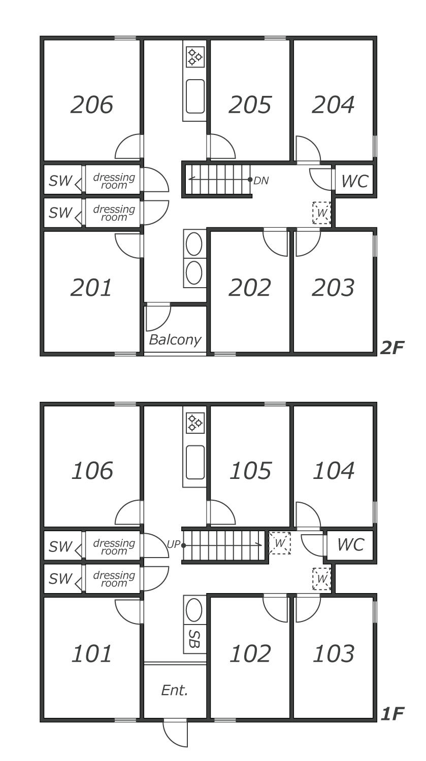L68 TOKYO β Keikyu-Kamata 1間取り図