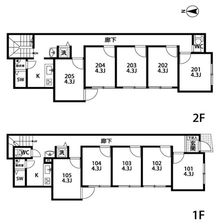 L261 TOKYO β 六郷土手2間取り図