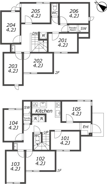 L321 TOKYO β 桜新町1間取り図