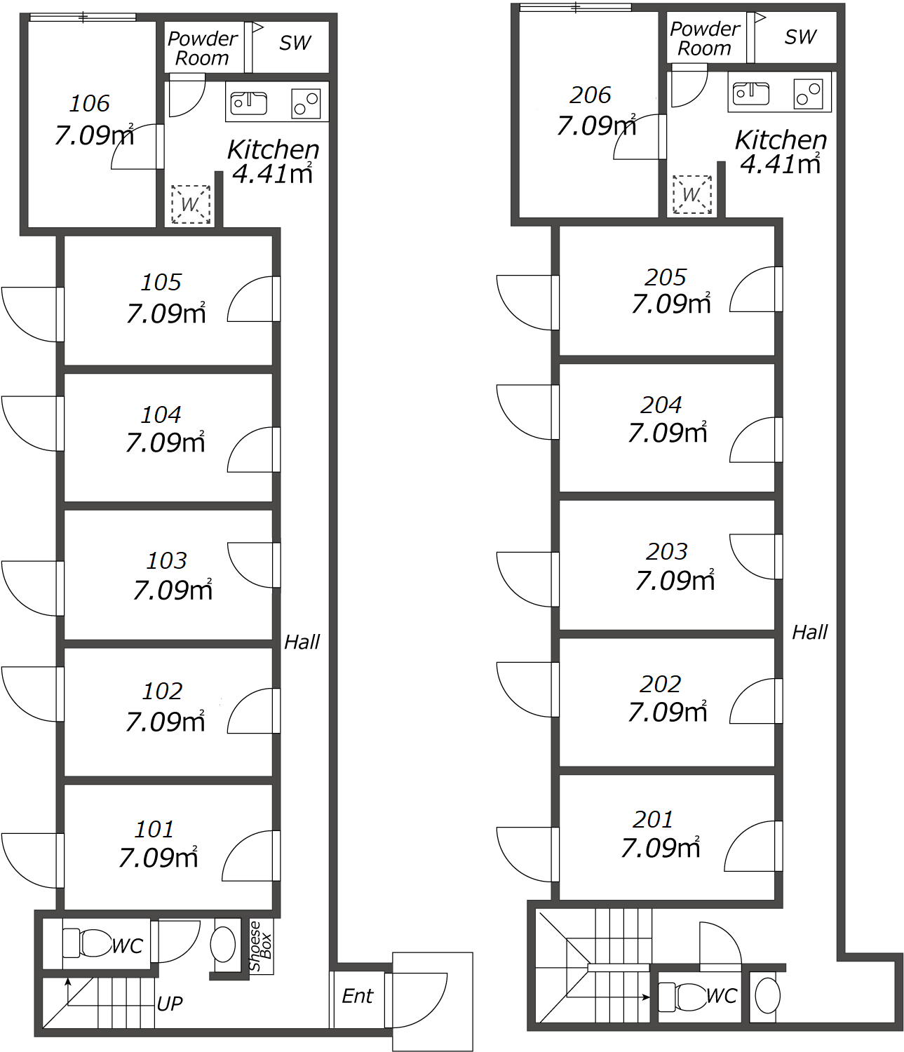 J15 TOKYO β 舎人15間取り図