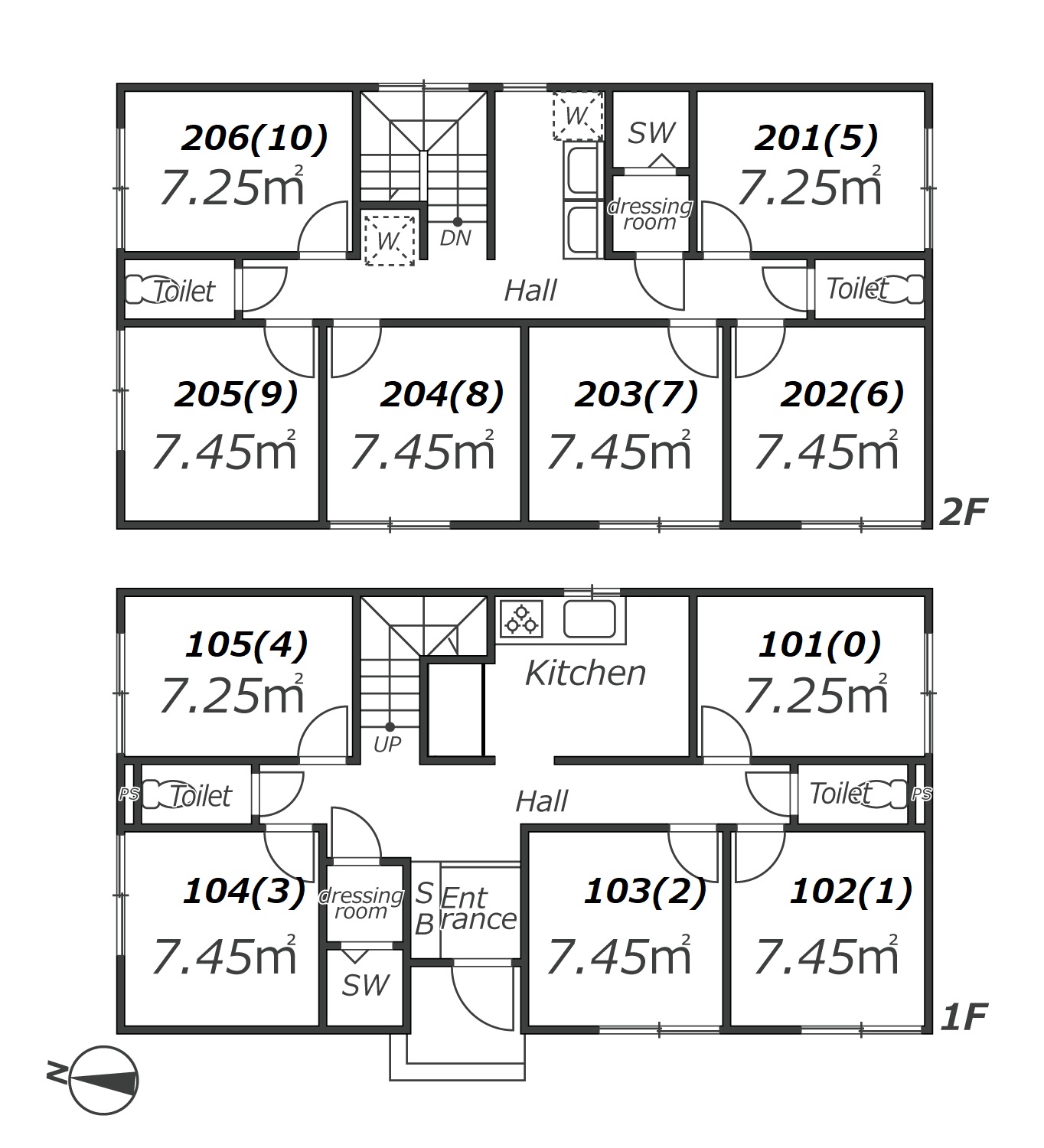 J93 TOKYO β 竹ノ塚4間取り図
