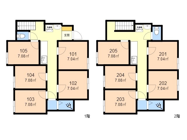 K3 TOKYO β Nishiooi 3間取り図