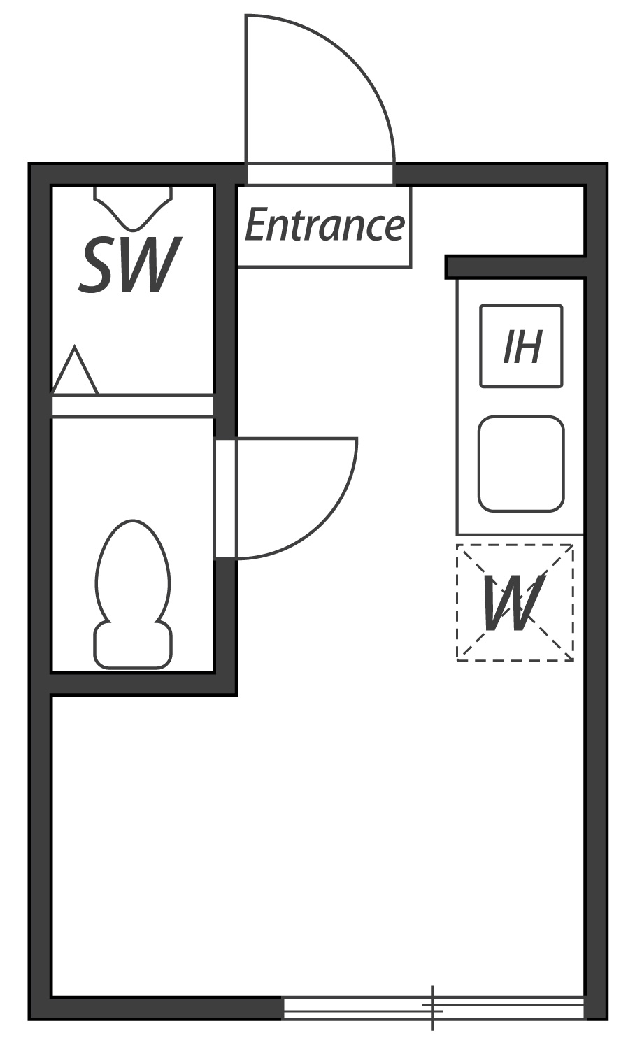 K155 TOKYO β Nerima-Takanodai 1間取り図