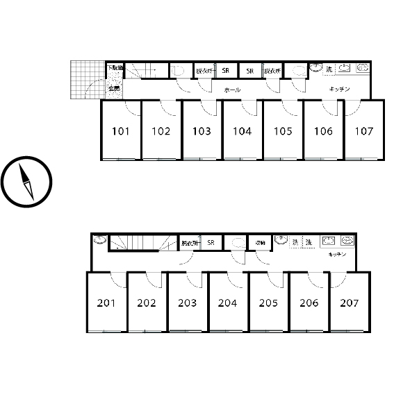 C11/L253 Tokyoβ 南阿佐ヶ谷1間取り図