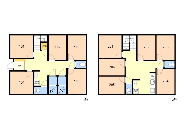 K76 TOKYO β 六町3間取り図