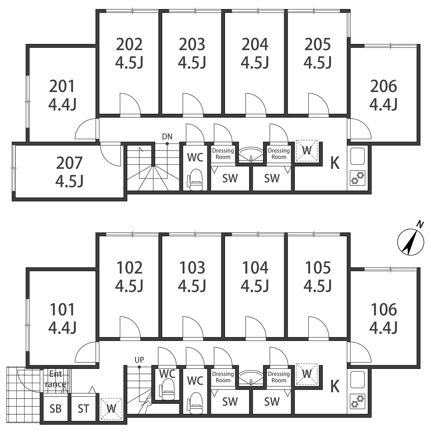 K120 TOKYO β 五反野9間取り図