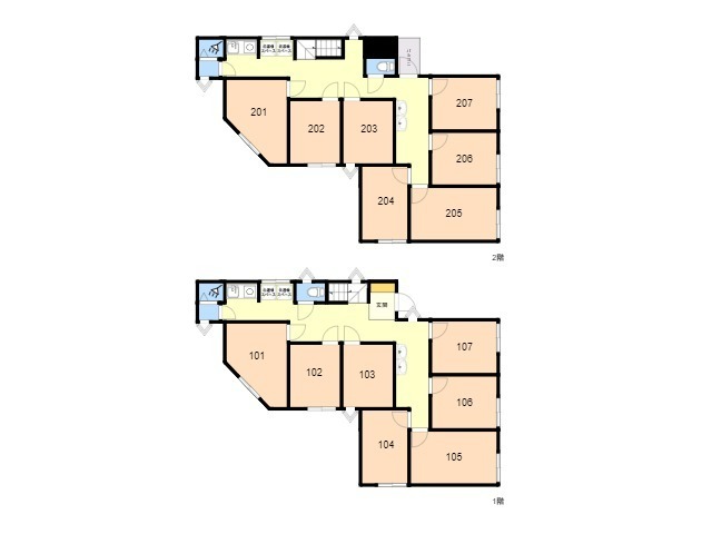 K228 TOKYO β 生田間取り図