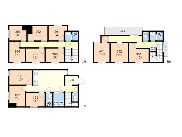 K496 TOKYO β 니시오오이5間取り図