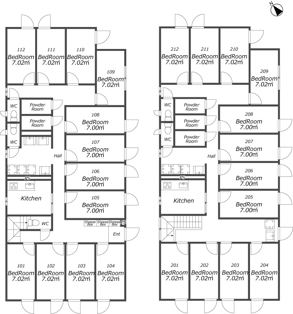 F42 TOKYO β 마츠바라4間取り図
