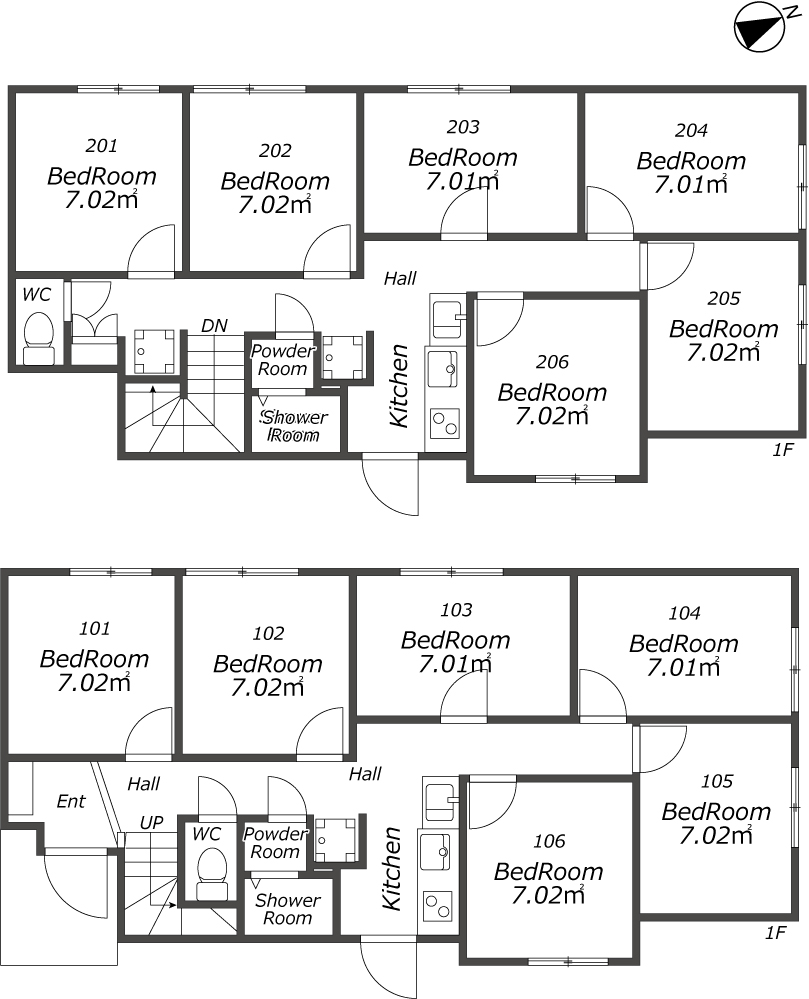 F83 TOKYO β 니시오기쿠보7間取り図