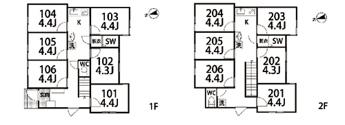 C4/L23 Tokyoβ 千歳船橋4間取り図