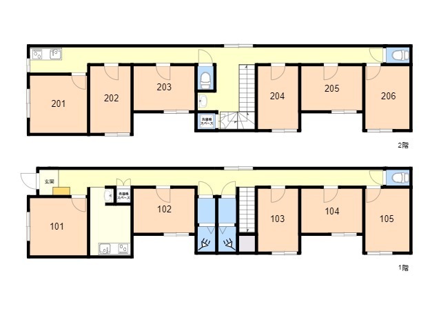 F96 TOKYO β 게이세이카나마치3間取り図