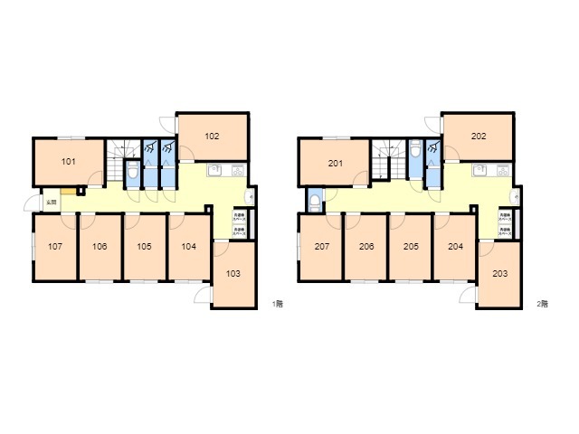 F124 TOKYO β Oku 3間取り図